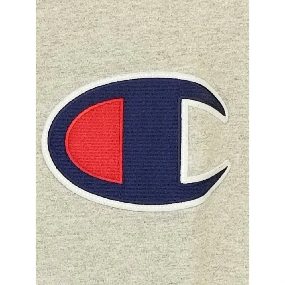 Vintage Champion Men's XL Gray Short Sleeve Logo T-Shirt - Picture 2 of 8
